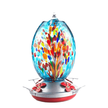 Abreuvoir oiseaux en verre